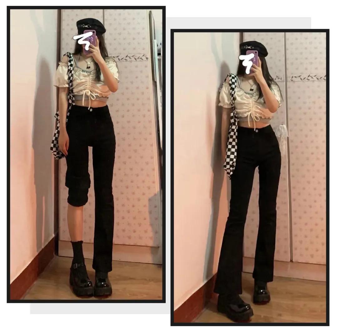 微胖、小个子女生，快穿这条神裤，比阔腿裤还显瘦、显腿长