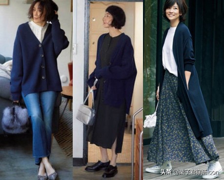 穿搭女新年搭配高级感,藏蓝色外套搭配什么内搭显高级