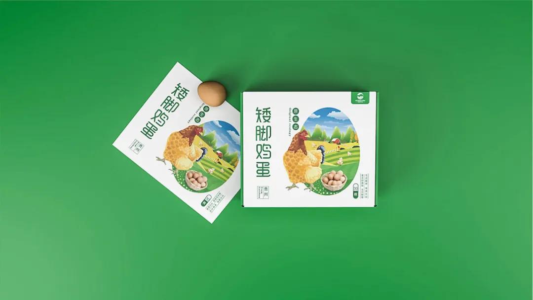 鸡蛋包装还可以这样利用,鸡蛋包装设计清新风格