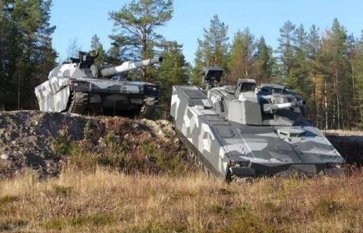 瑞典strv-103b主战坦克实战,瑞典奇葩坦克