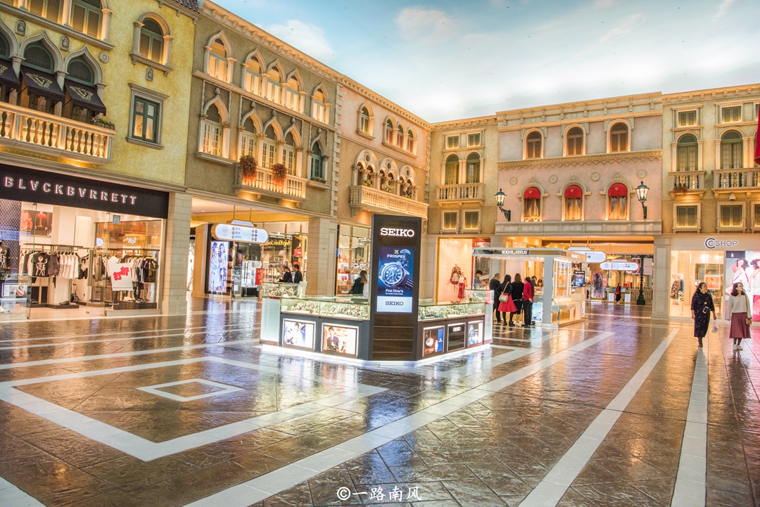 中国有个永不下雨的“威尼斯”，景色不输意大利原版，就在澳门