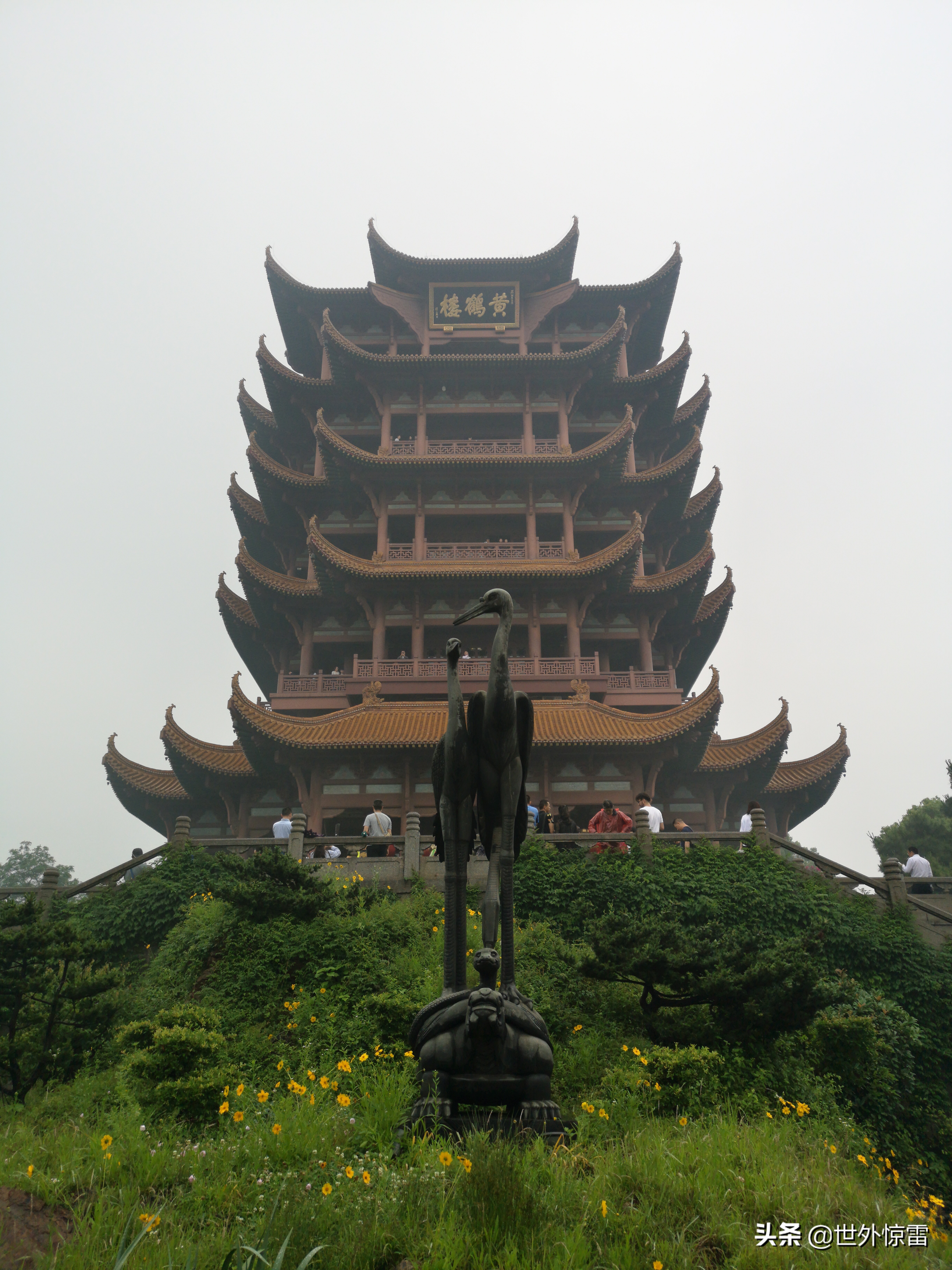 武汉黄鹤楼夜景灯光秀,武汉黄鹤楼摄影攻略