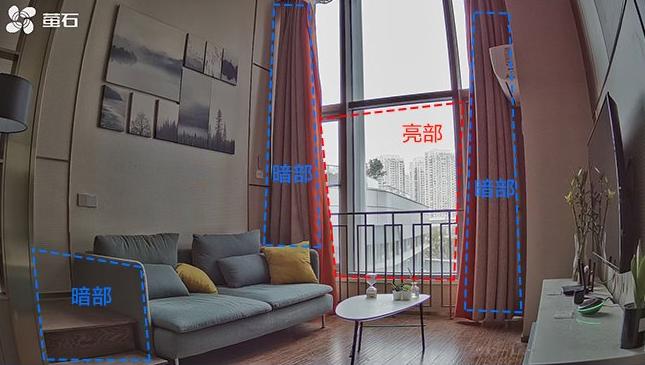 萤石c6c无极巡航成像效果,萤石c6c红外星光全彩夜视800万