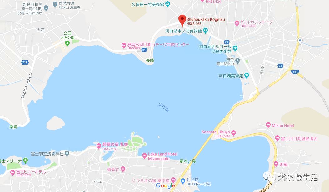 未见富士，幸运依在-秀峰阁湖月