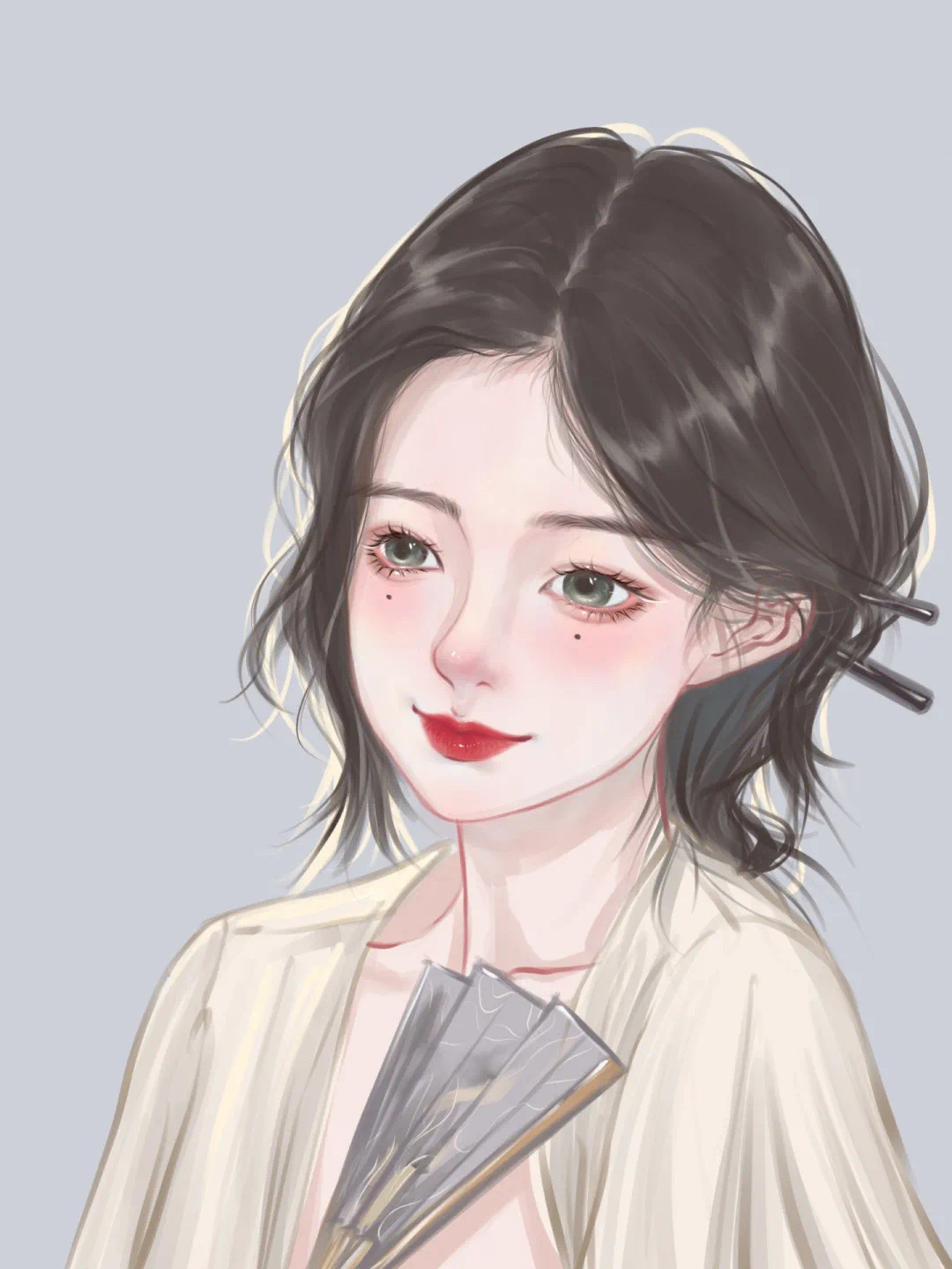 微信头像女生气质淡雅小清新闺蜜,动漫女生闺蜜头像一人一个校服篇