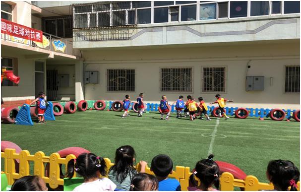 乌兰察布市娜荷芽幼儿园,幼儿园毕业杯足球对抗赛