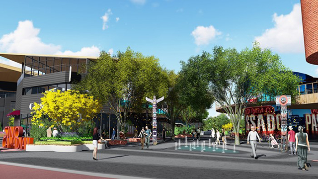 以北美商业为建筑范本，枫情商业广场主题商业街设计别具一格