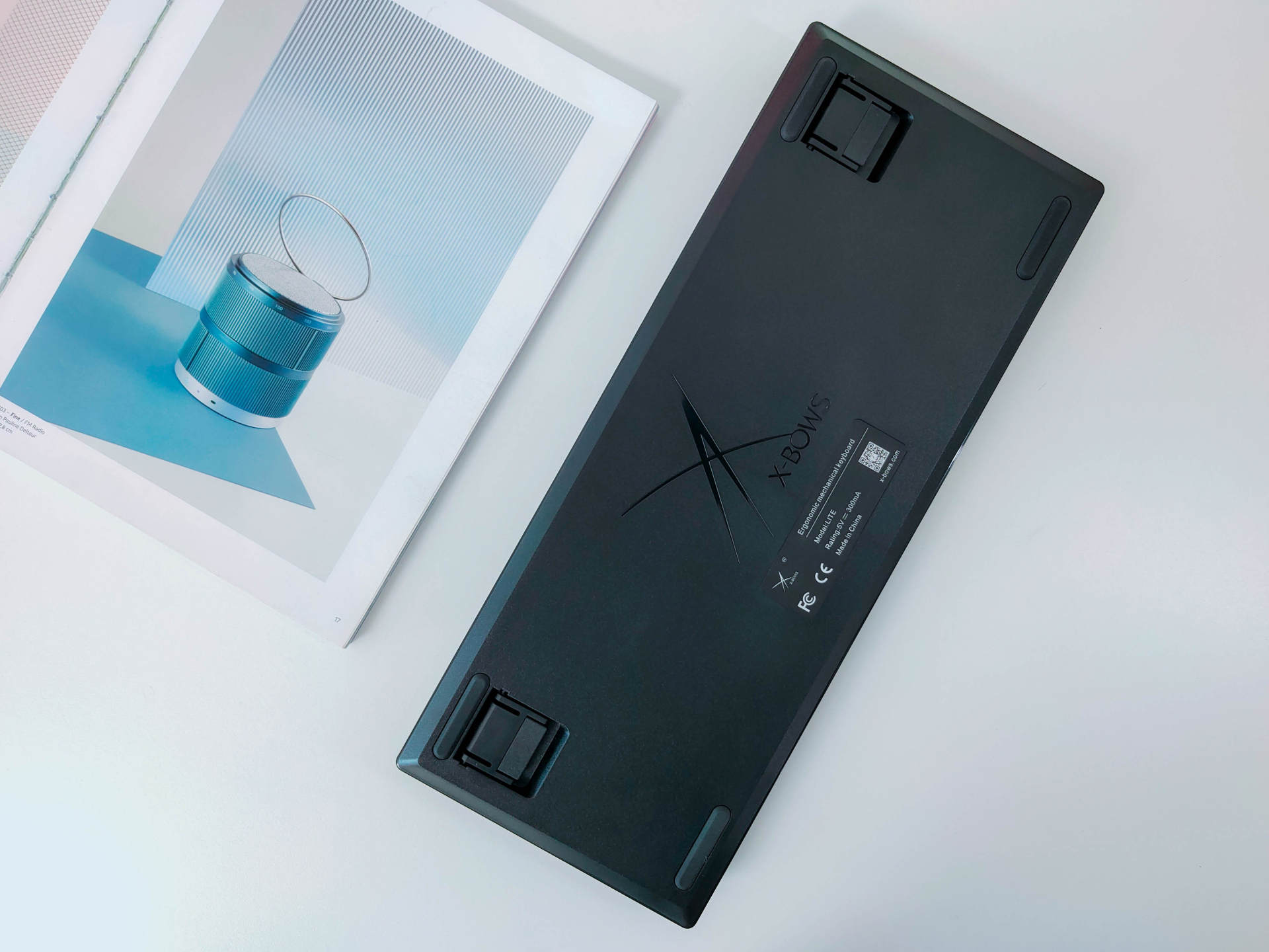 x-bows人体工学机械键盘试用体验,x-bowslite人体工程学键盘