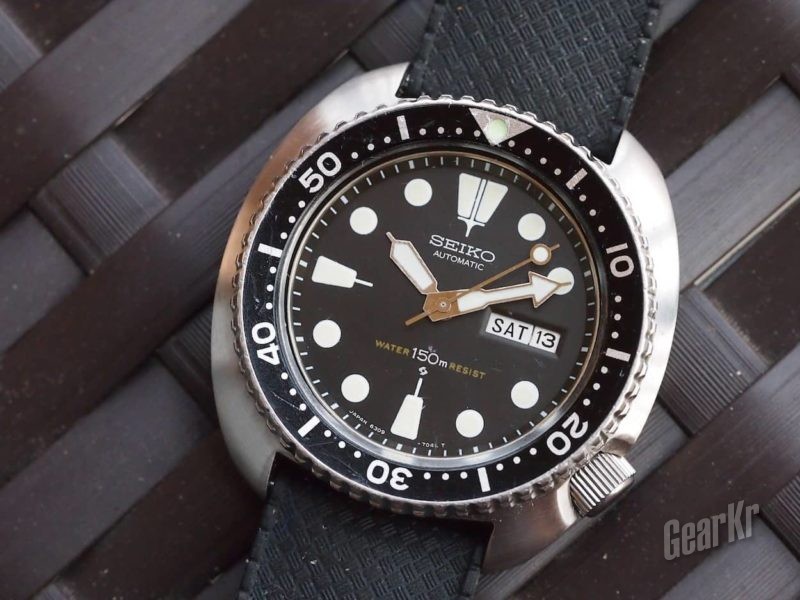 朴实无华劳力士,精工seiko手表男士翡翠绿水鬼5号