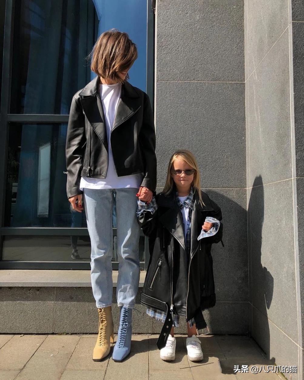 潮流穿搭鸳鸯鞋,鸳鸯鞋一黑一白穿搭