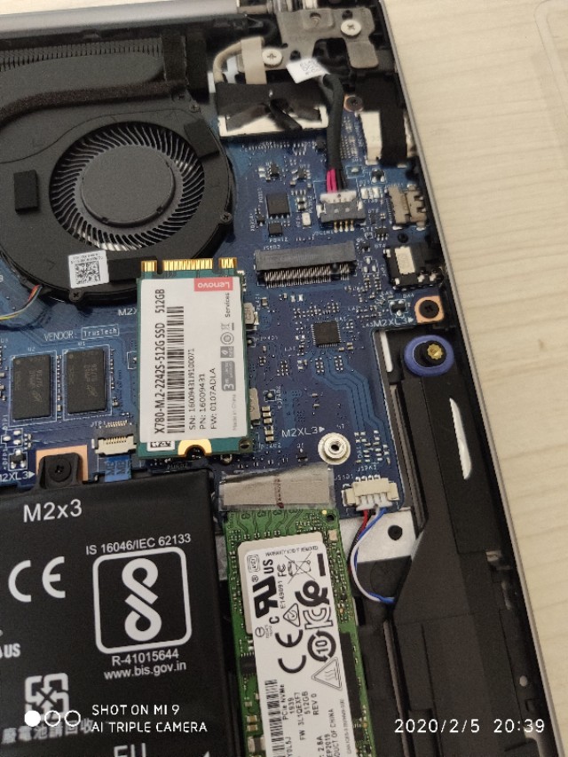 联想小新air更换固态硬盘教程,联想小新15air2020扩容