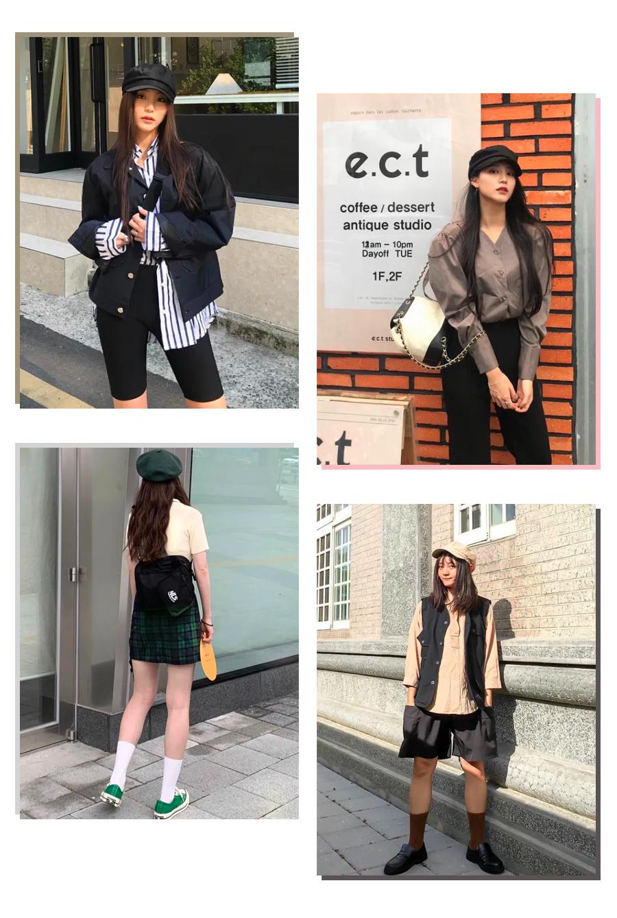 适合圆脸女生戴的冬季帽子,适合女士夏季长脸型戴的帽子