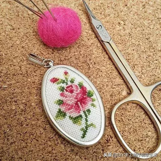 如何绣项链,手工项链绣法