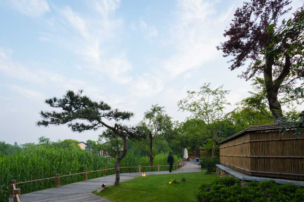 西溪里禅意庭院效果图,西溪湿地新荣记会所