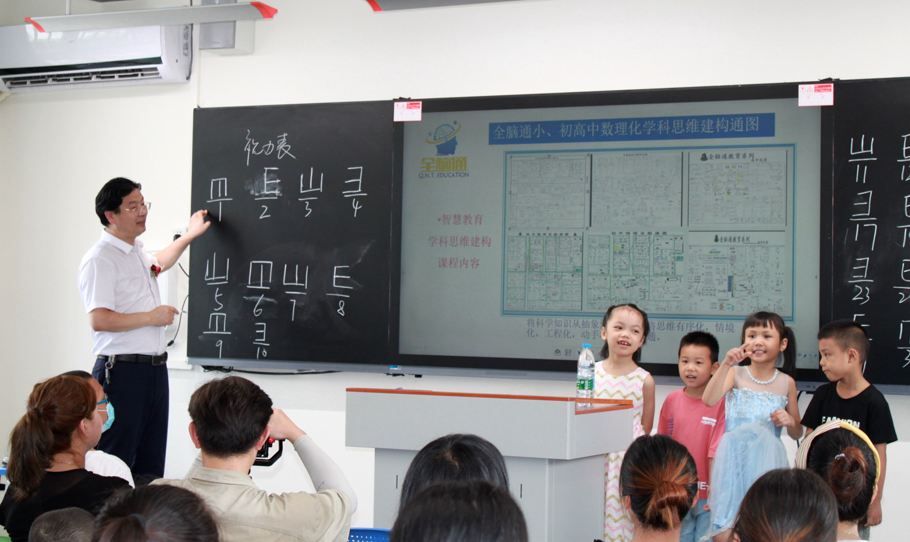 给力！“全脑通”创始人李波教授莅临湛讲课，引家长惊叹不已