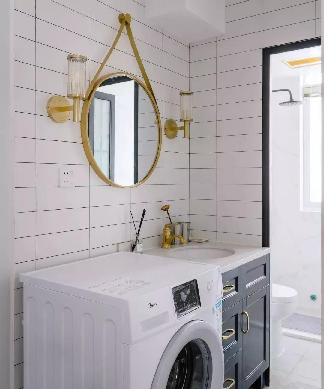 装修厨房可放洗衣机吗,洗衣机放客厅装修效果图