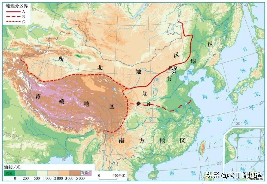 高中地理用什么地图,如何看懂高中地理地图