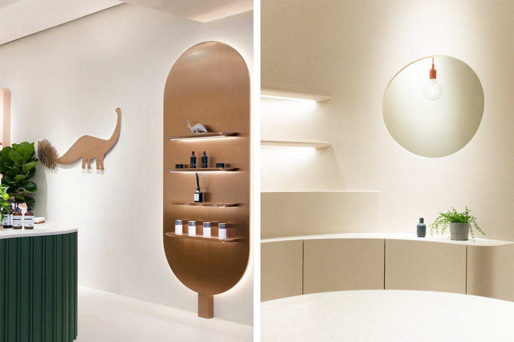 42㎡香港BeautysaurOrganics美妆旗舰店设计|BeanBuro