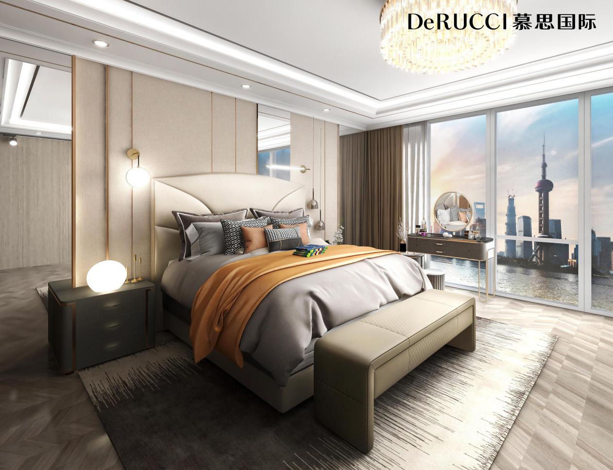 高档轻奢床慕思,慕思家具国际品牌床