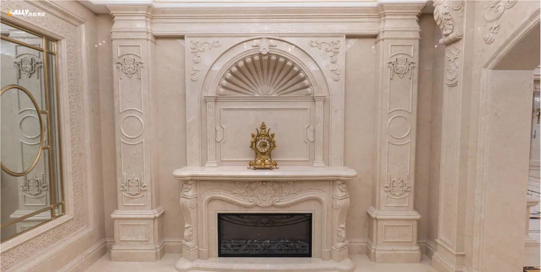 老矿莎安娜米黄石材,欧式别墅瓷砖