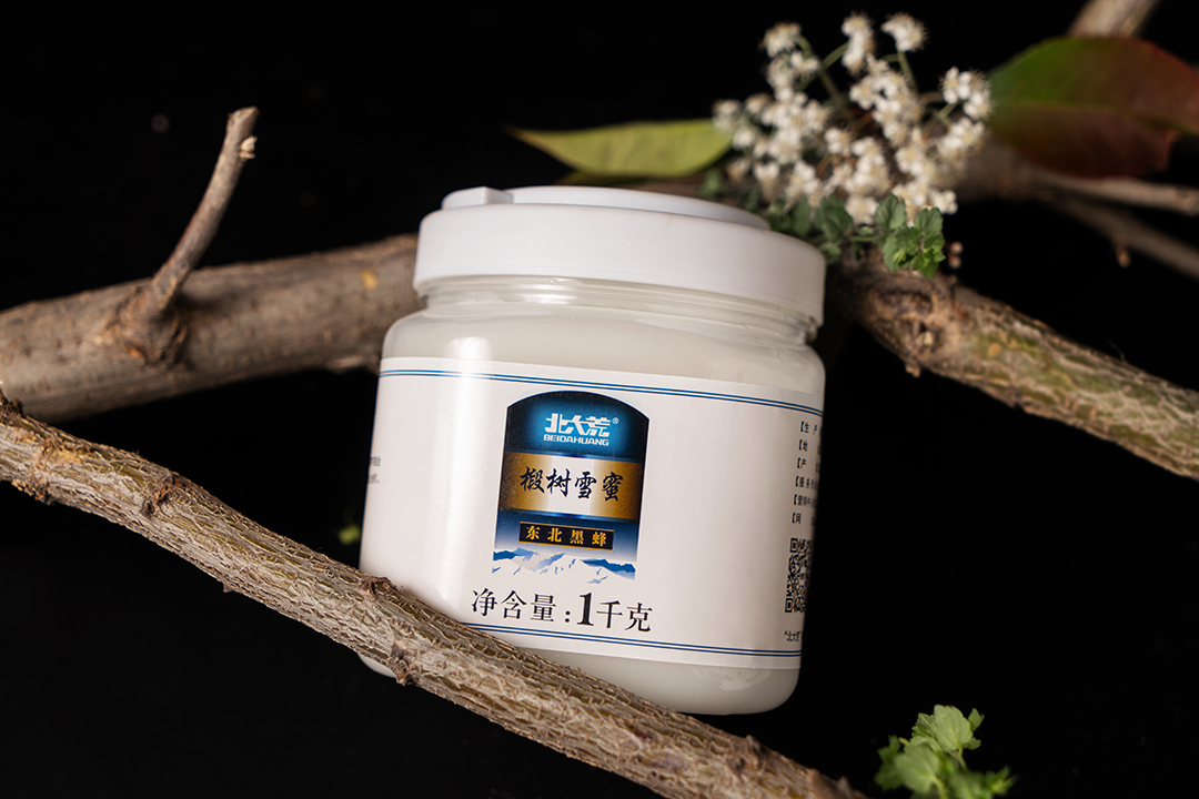 北大荒蜂蜜椴树雪蜜结晶,北大荒蜂蜜