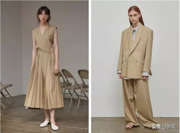 泰妍奚梦瑶,158和178情侣穿搭