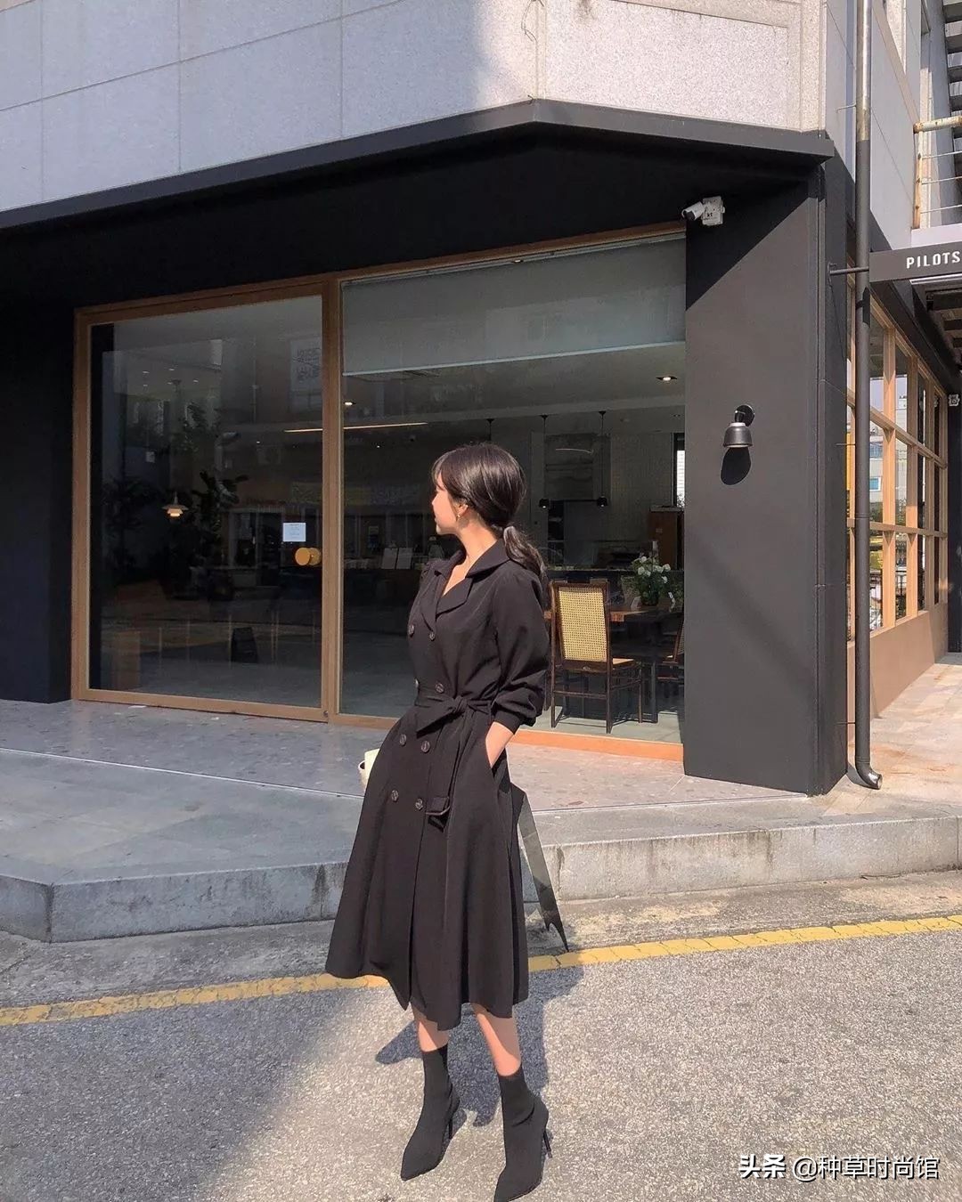 长皮衣外套女怎么穿好看,肥大的外套怎么穿好看