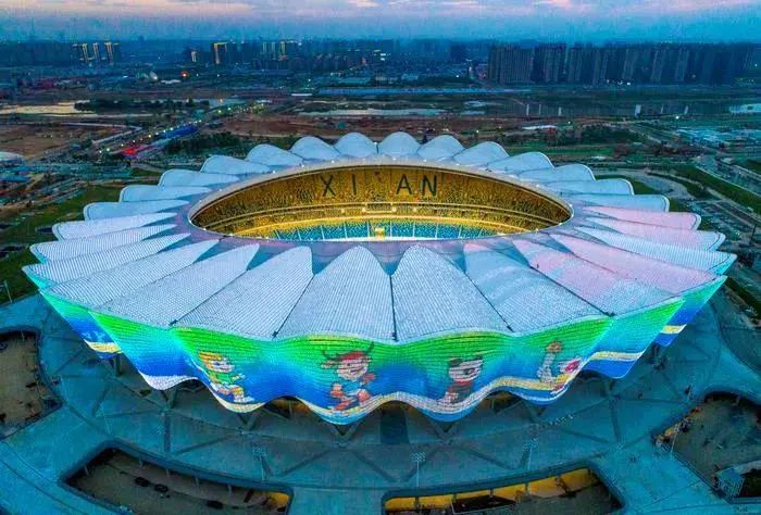 西安浐灞生态区奥体中心,西安奥体中心最新图