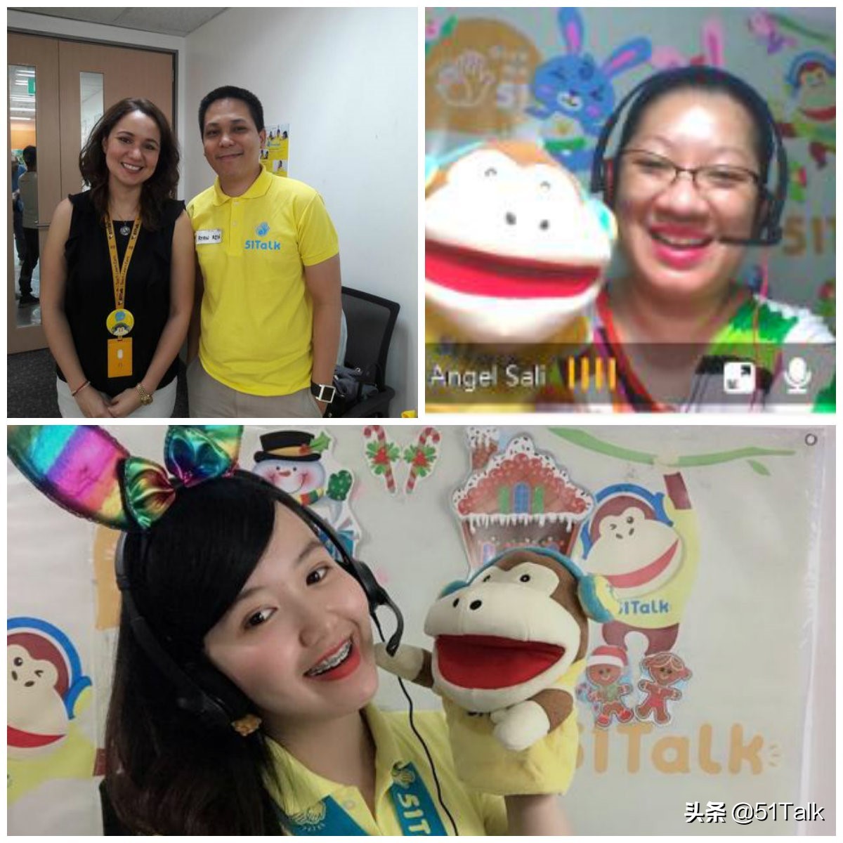 和老师隔空对杯？论有爱师生互动，51Talk可不会输