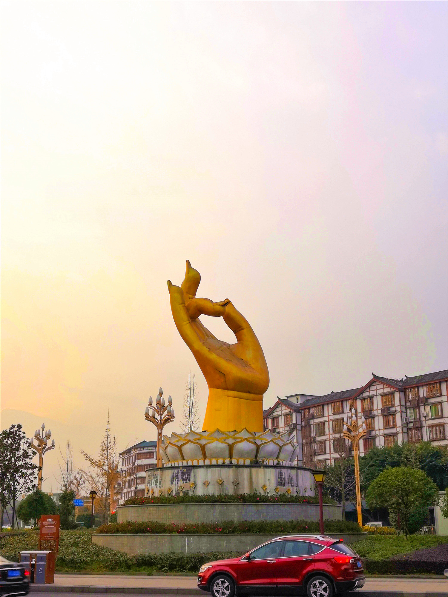 峨眉山冬雪仙境,峨眉山象城旅游