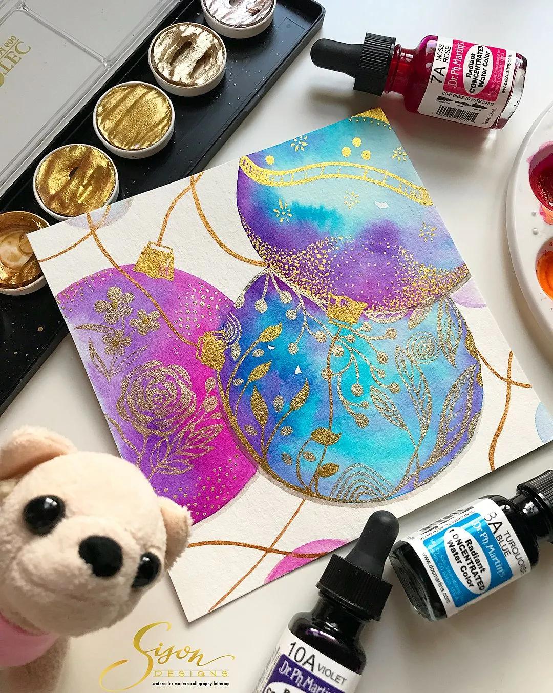 水彩手帐简单教程,水彩笔就能搞定的手账