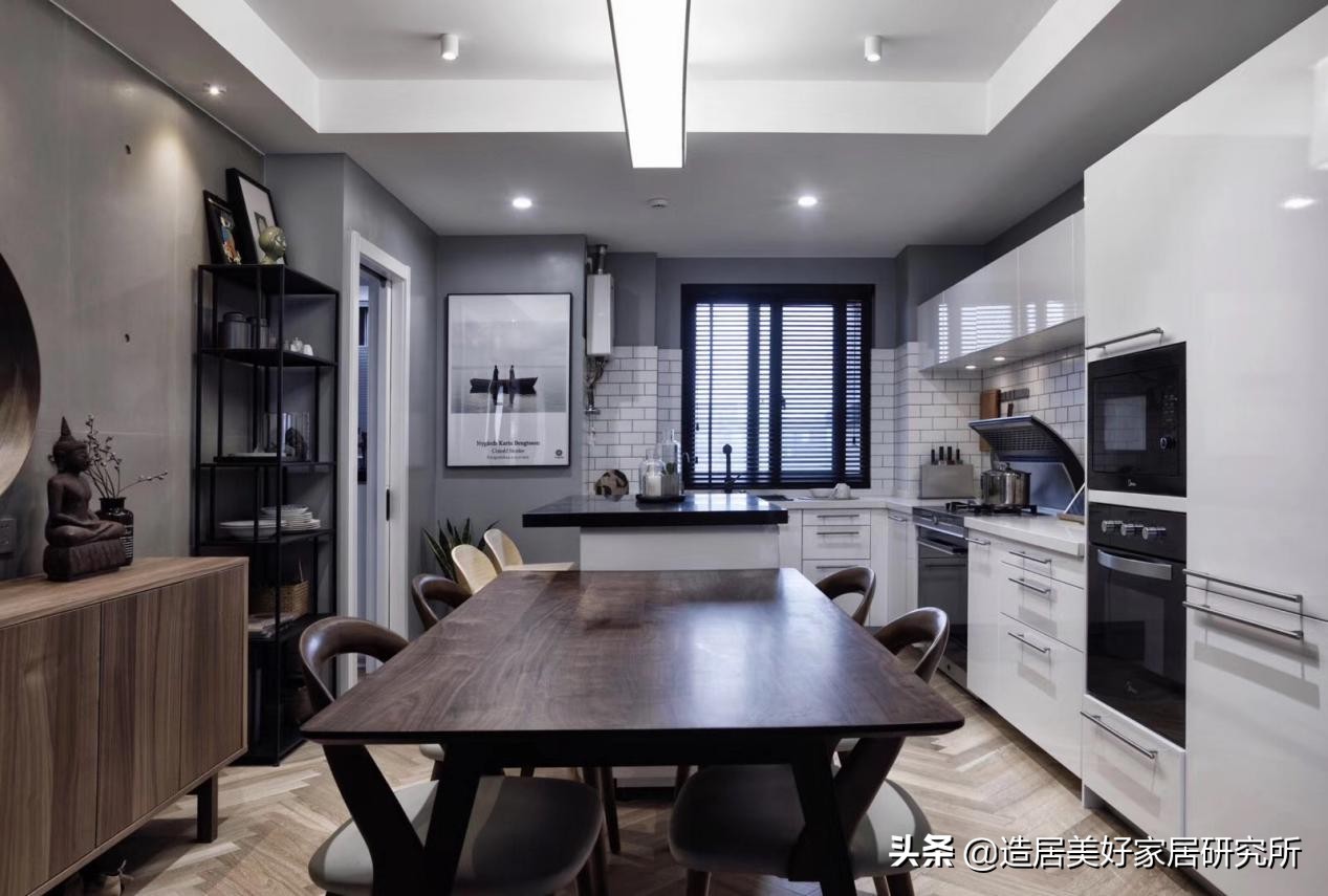 集成灶和餐边柜一体怎么设计,餐厨一体如何设计集成灶