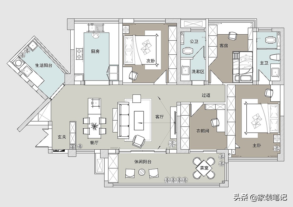 当现代简约邂逅新中式,当现代轻奢遇上新中式