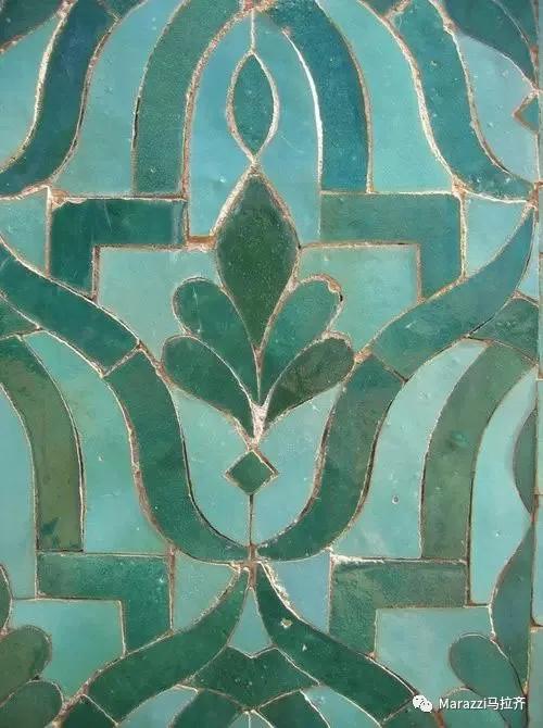 摩洛哥风格装饰效果图,摩洛哥风格花砖庭院