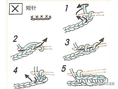 钩针新手入门简单易学教程,钩针入门基础教程特别简单