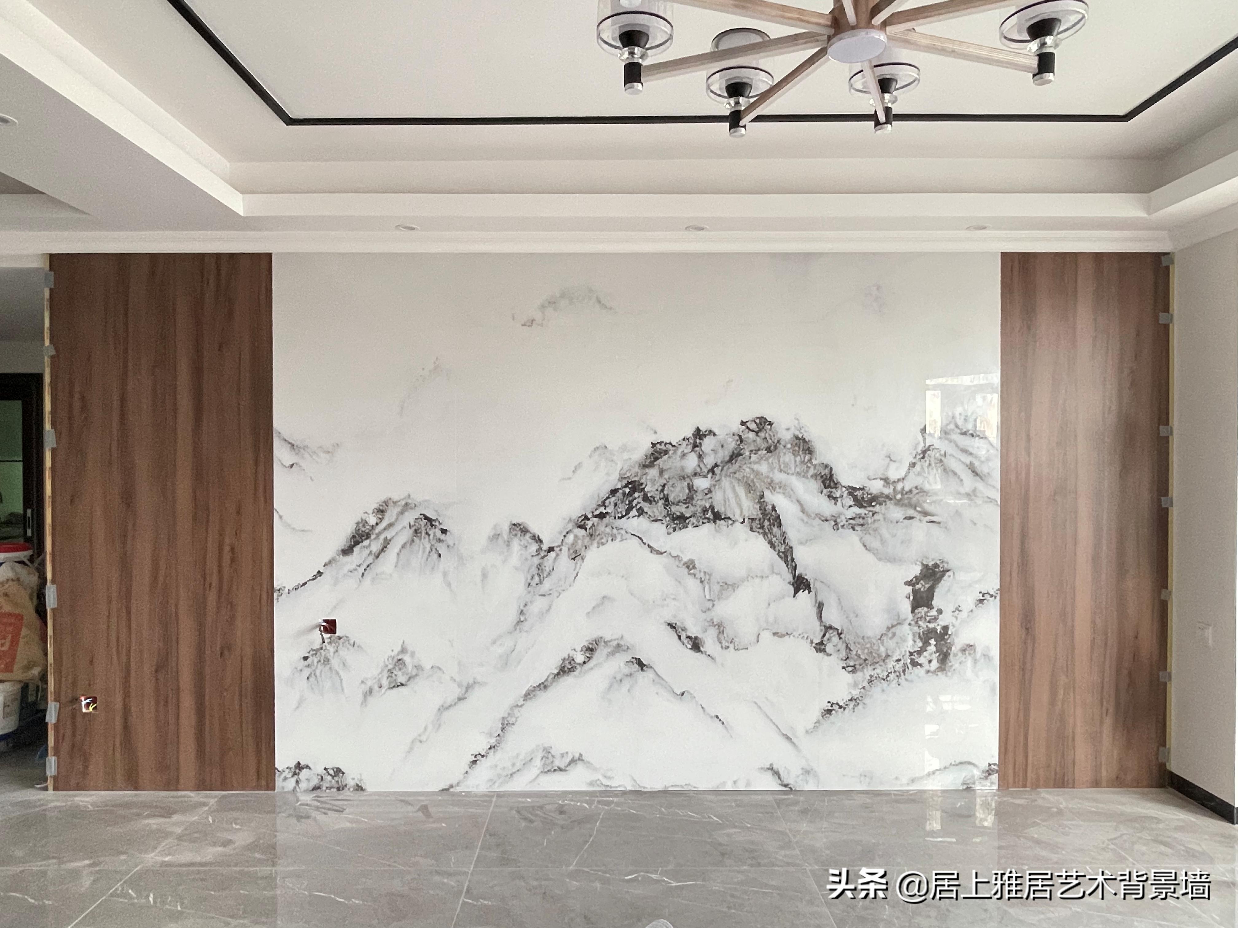 电视背景墙是岩板好还是大理石好,岩板电视背景墙价格多少钱一平米