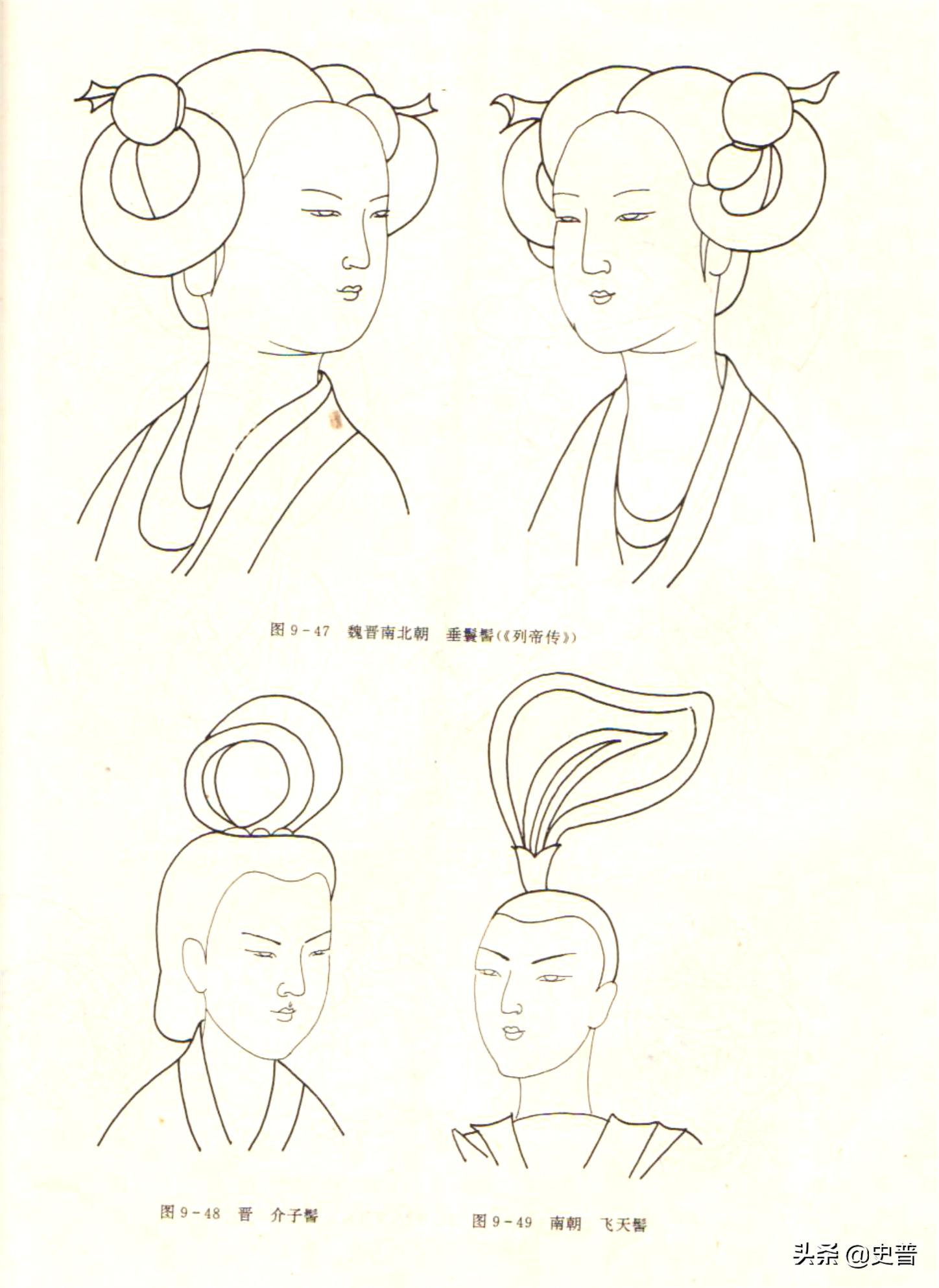 雾鬓假发,雾鬓云鬟古代女子的假发