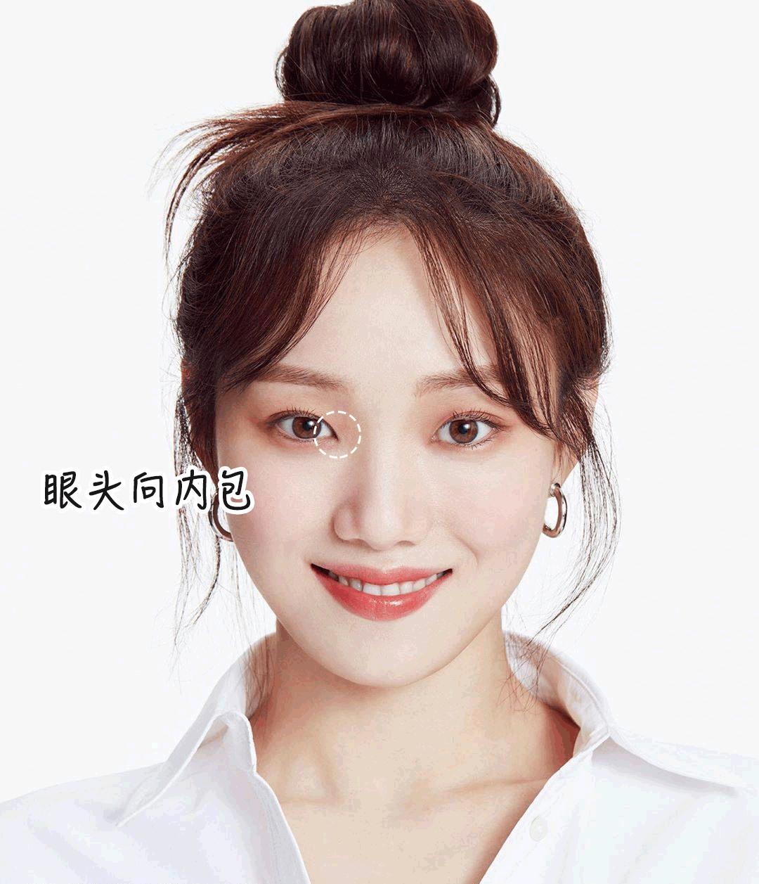 胶线笔画眼线教程新手手残党,手残党眼影教程探险家无眼线