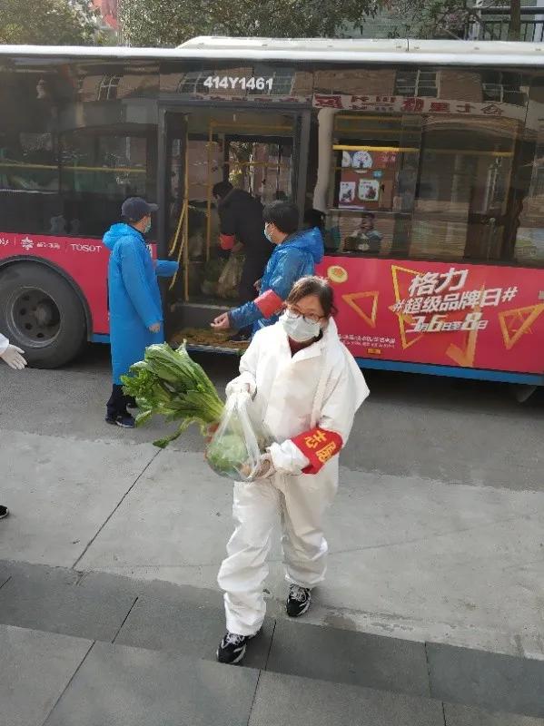 收到政府发放的爱心菜,政府领的爱心菜