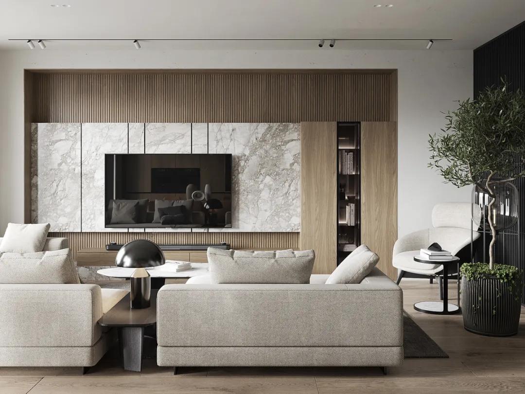 客厅装修设计高级感大气,客厅极简高级感设计