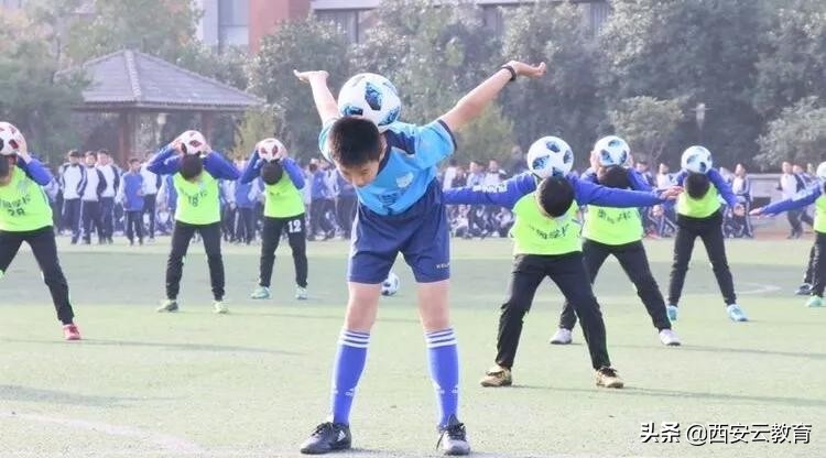 学校足球运动风采,陕西师范奥林匹克花园