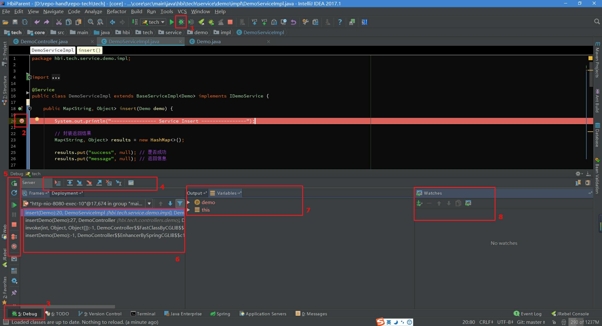 intellijidea中debug介绍与技巧,intellijidea运行程序