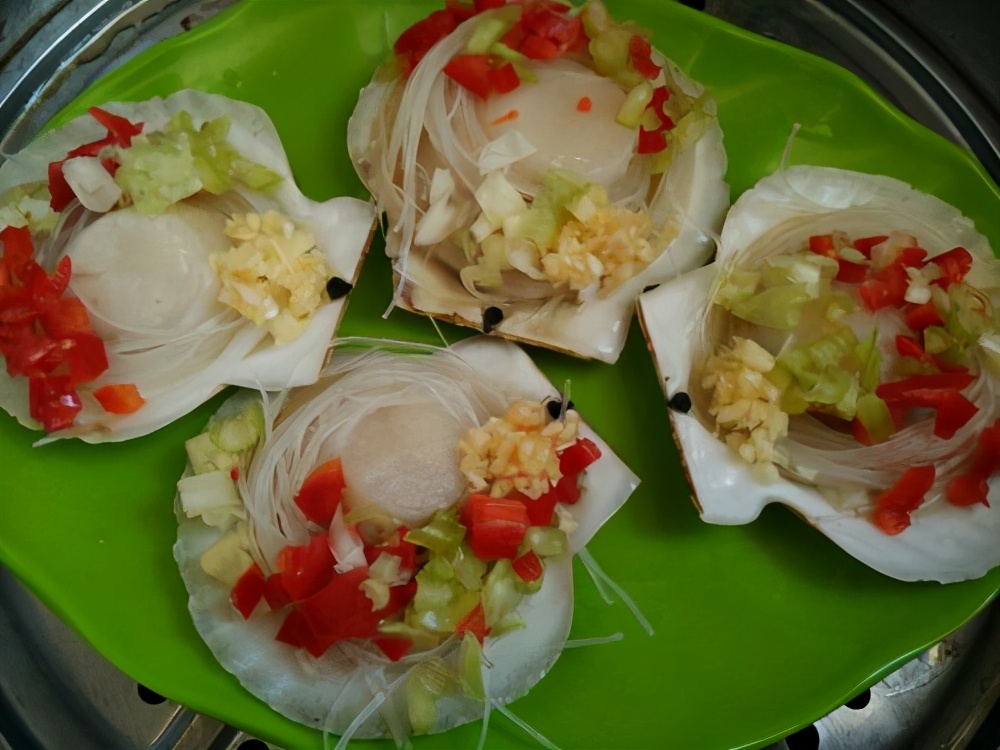 蒜蓉粉丝蒸扇贝做法扇贝怎么处理,已经蒸熟的扇贝能不能做蒜蓉扇贝