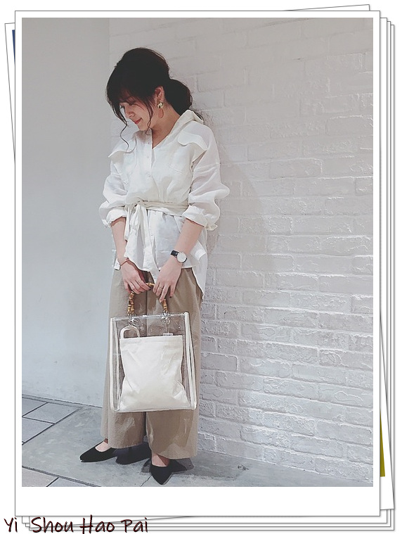 米色裤子穿搭夏天,春季米色裤子怎么搭配上衣