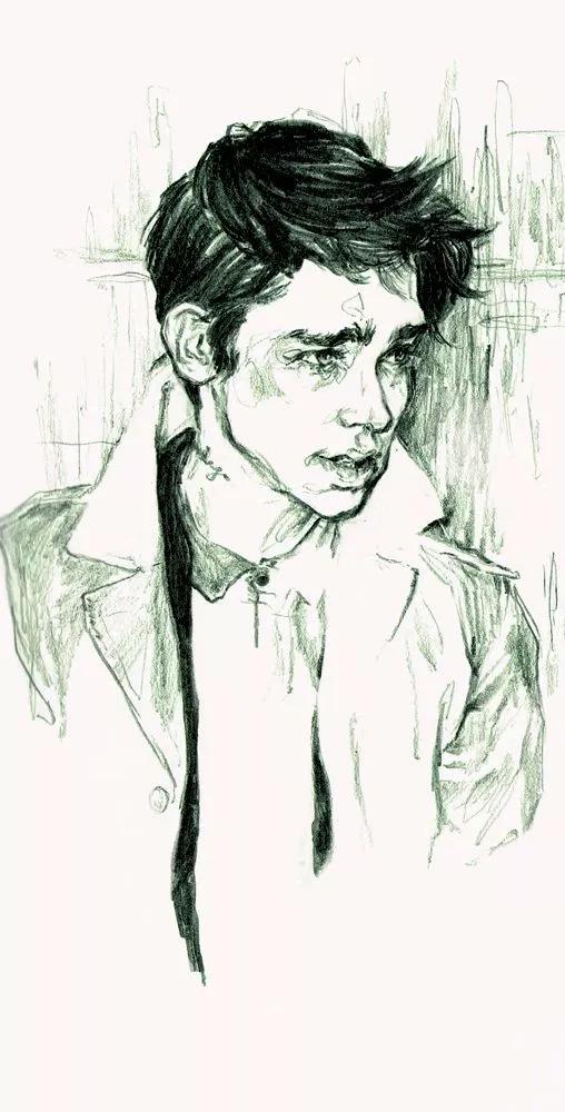 人像速写的简单画法,插画欣赏各种人物的手绘速写