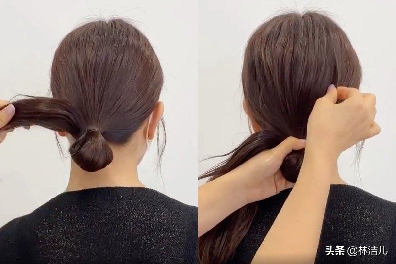 秀智同款头发怎么扎好看,秀智发型短发丸子头