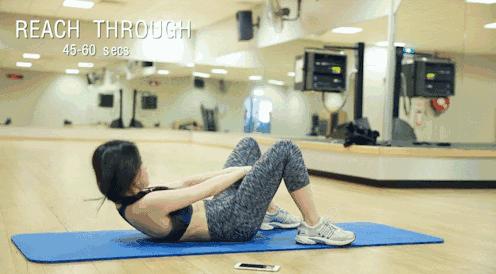 腹部卷腹锻炼方法图解,卷腹既能收腹又能锻炼腹部肌肉