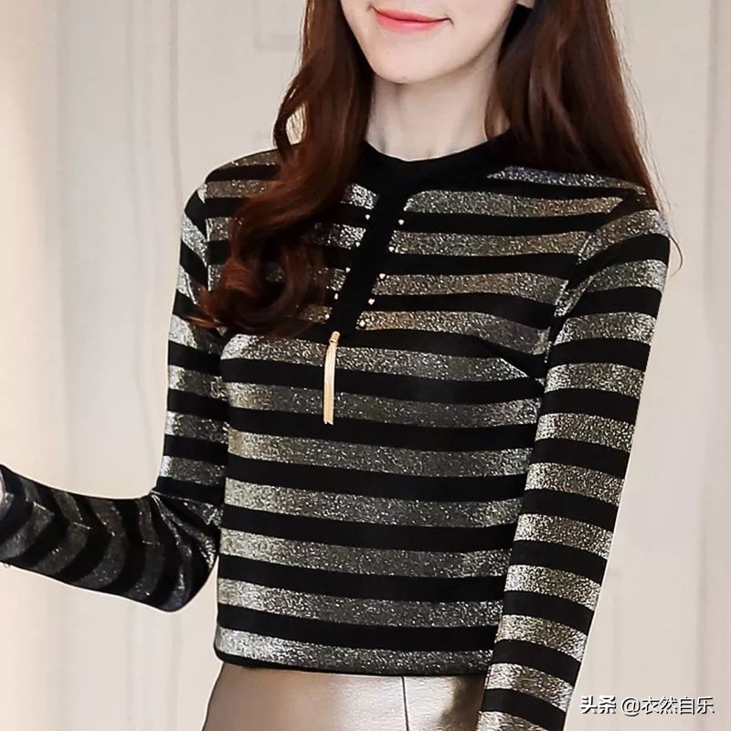 女人穿的好看的加绒衫,时髦洋气加绒小衫