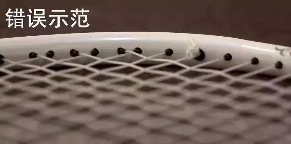 羽毛球拍穿线穿断的影响,羽毛球拍穿线的注意事项
