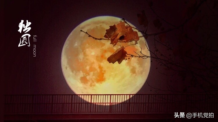 用手机如何拍月亮的最好方法,中秋月亮怎么拍
